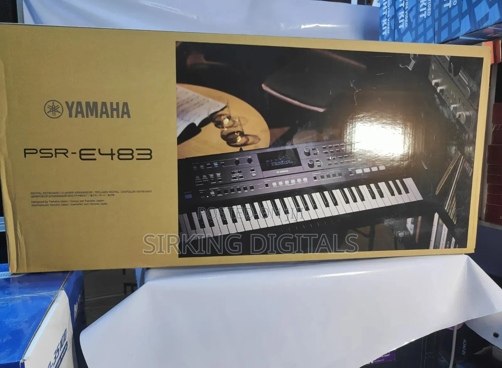 ￼
Yamaha PSR-E483 Portable 61-Key Keyboard Yamaha-Music