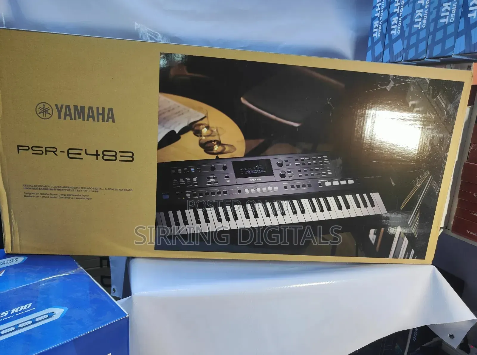 ￼
Yamaha PSR-E483 Portable 61-Key Keyboard Yamaha-Music