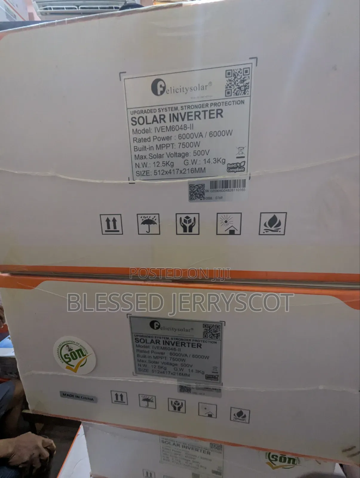 Felicity Ivem 6kva 48v Hybrid Solar Inverters Available in Stock.