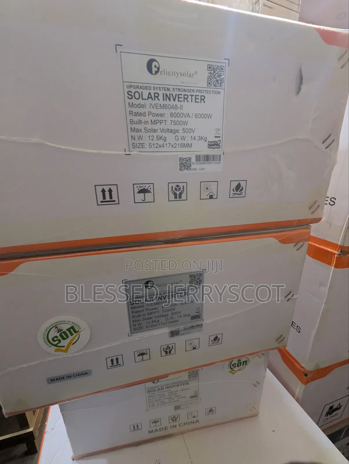 Felicity Solar Ivem 6kva 48v Hybrid Solar Inverters Available in Stock