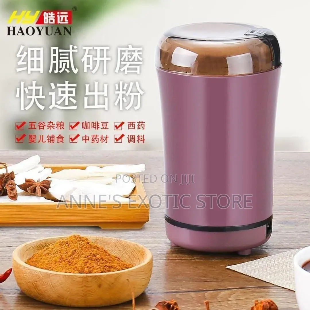 Haoyuan Electric Dry Food Grinder – Coffee, Spice Grain Mill