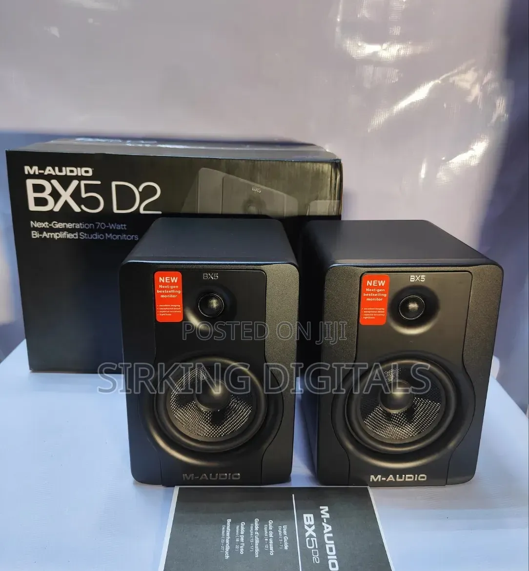 M-Audio Bx5-D2 Studio Monitor Speaker Active 70watts