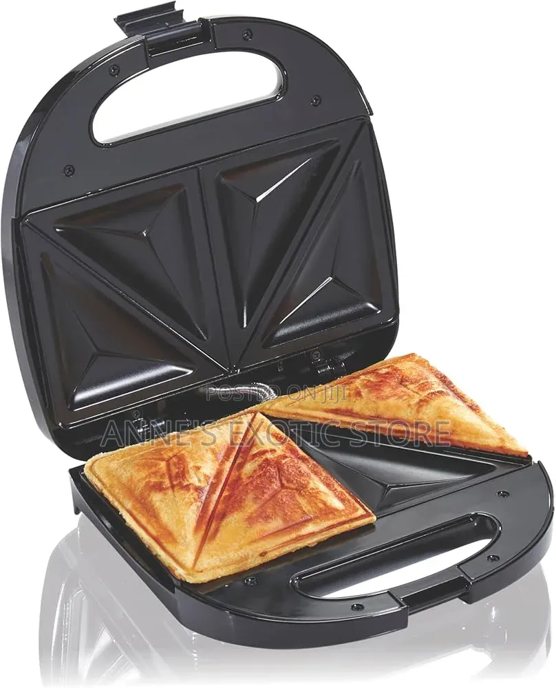2-Slice Electric Sandwich Maker With Non-Stick Plates – Fast Toasting