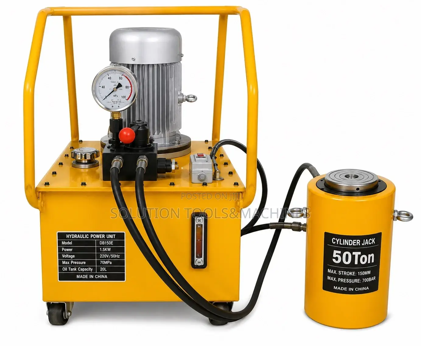50tons Cylinder Jack With Electric Pump (Complete Set)