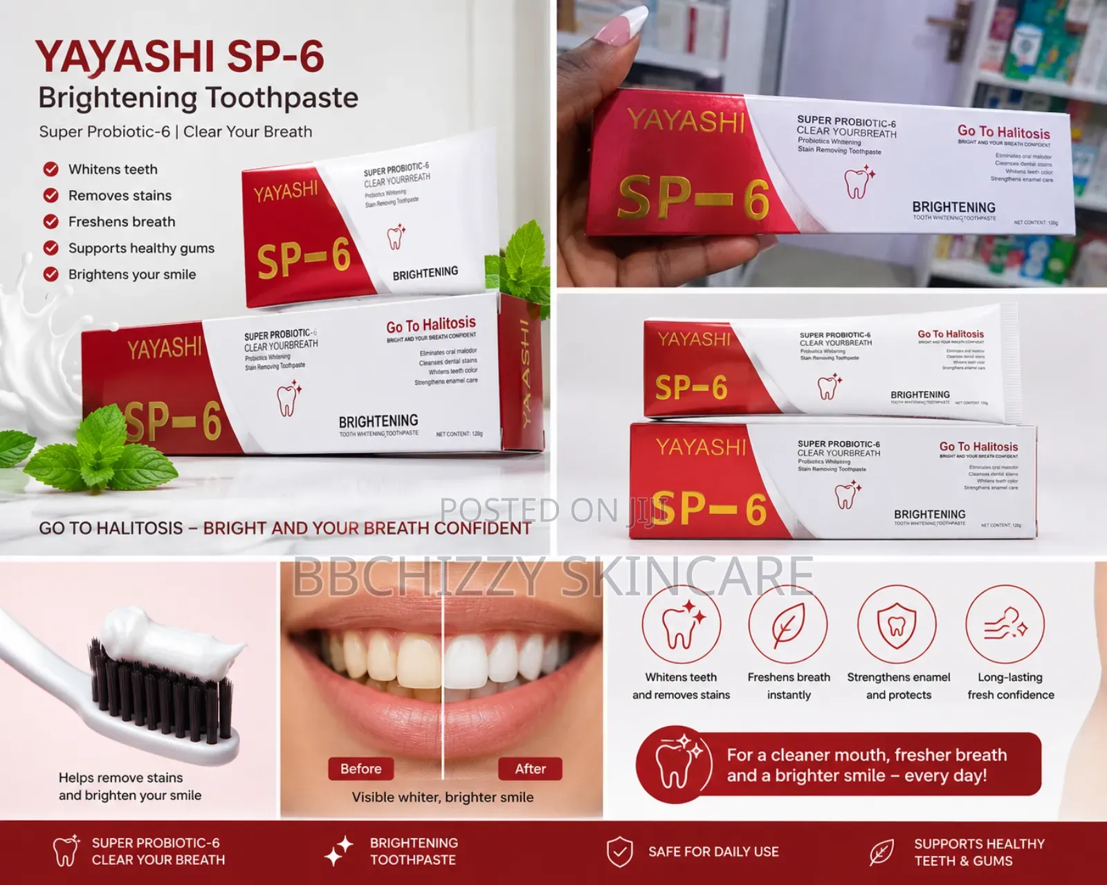 Yayashi Sp-6 Toothpaste