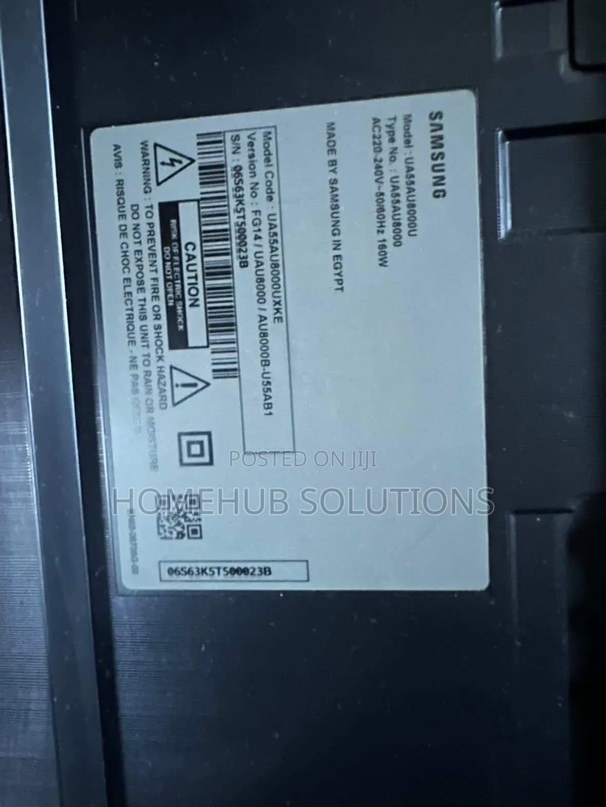 55inchs Samsung Qled Smart Television