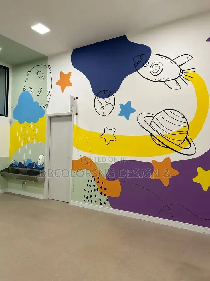 Children's Room Wall Art Design Lagos