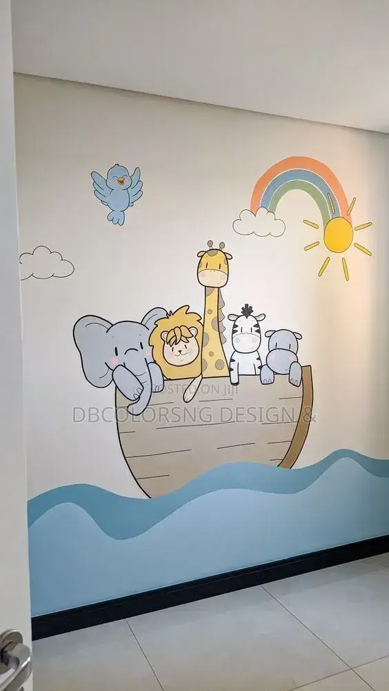 Children's Room Wall Art Design Lagos