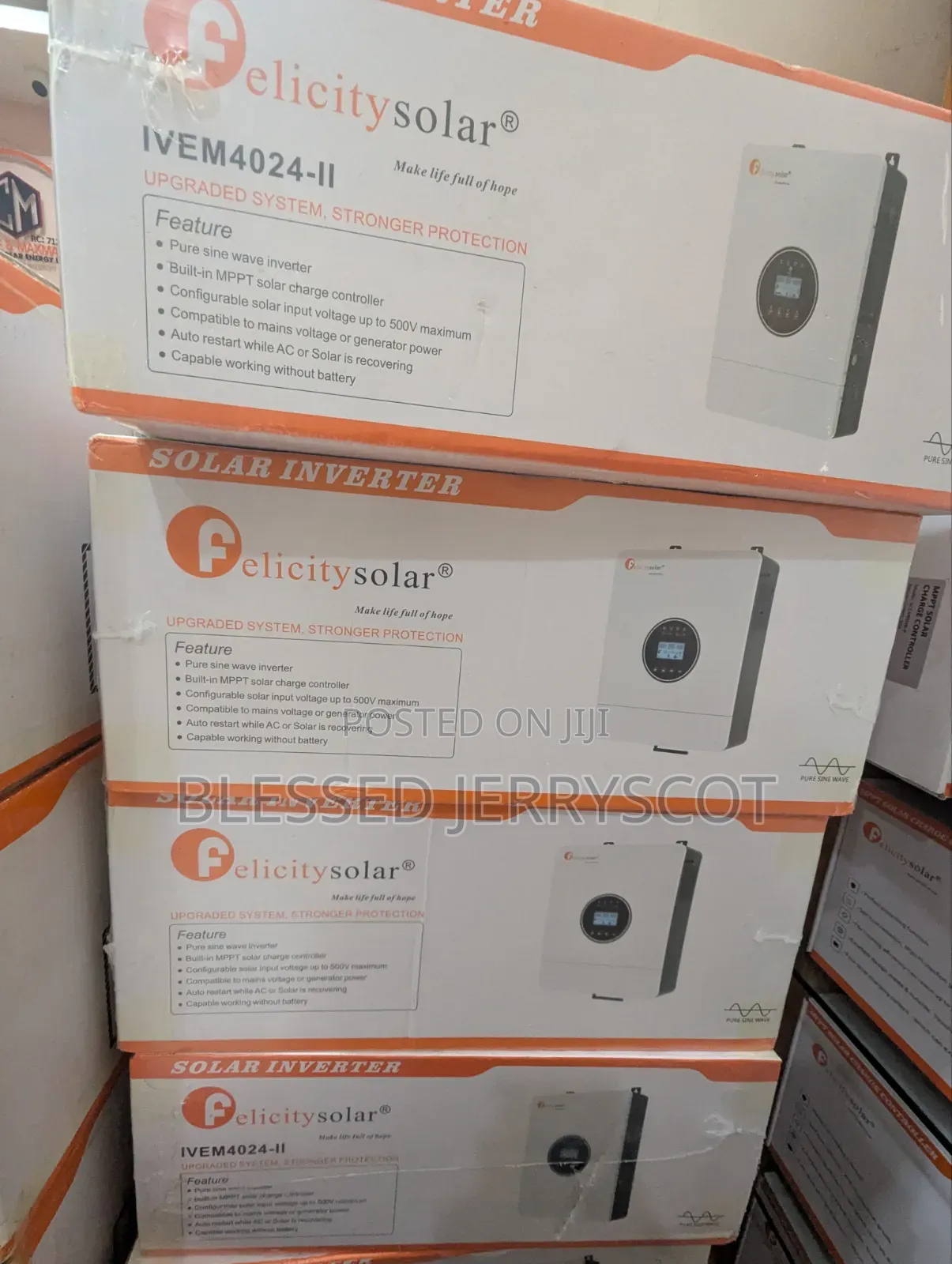 Felicity Ivem 4kva 24v Hybrid Solar Inverters Available in Stock.
