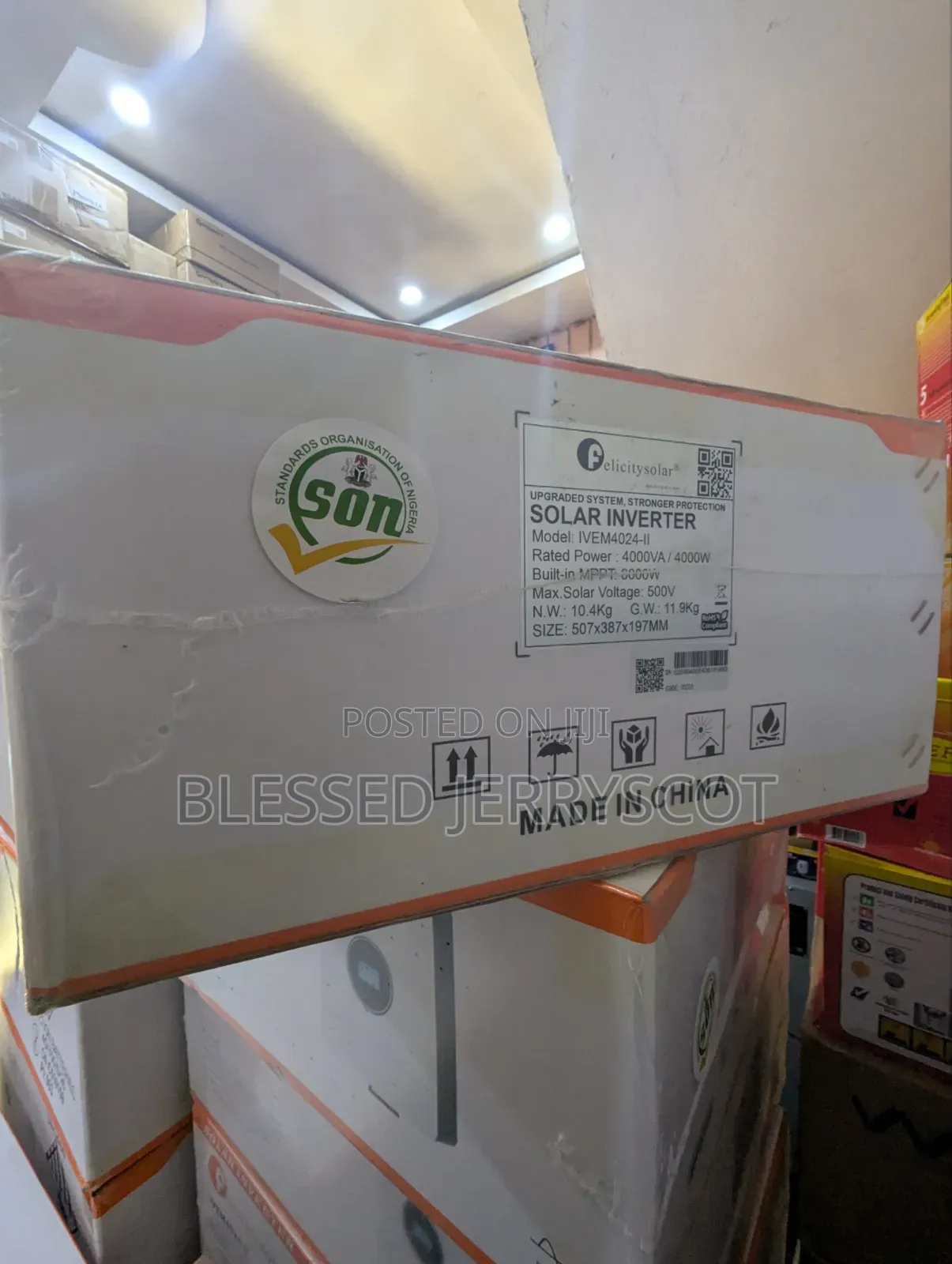 Felicity Ivem 4kva 24v Hybrid Solar Inverters Available in Stock.