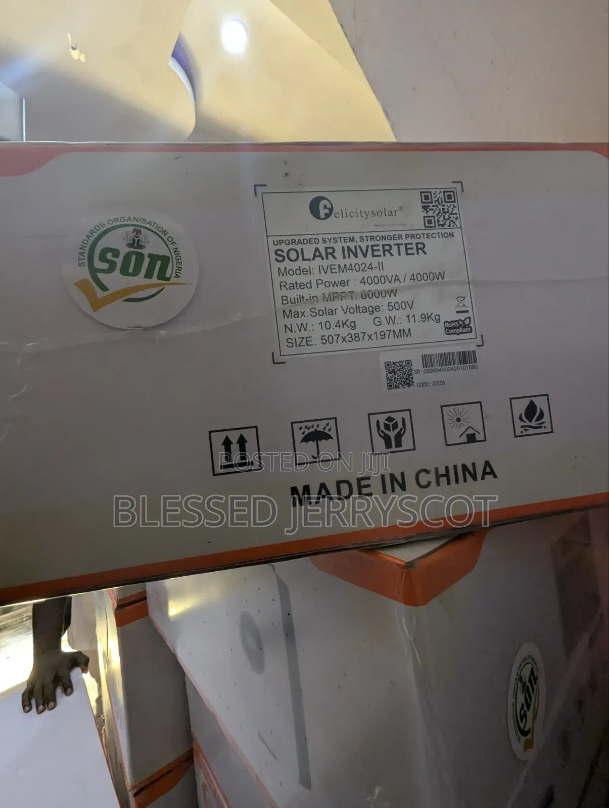 Fecility Solar Ivem 4kva 24v Hybrid Solar Inverters Available in Stock
