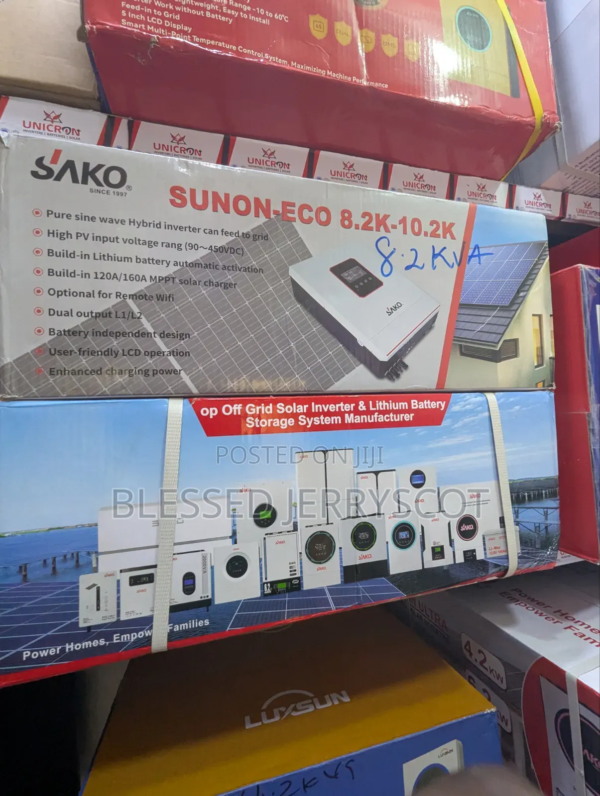 Sako 8.2kva 48v Hybrid Solar Inverters Available in Stock.