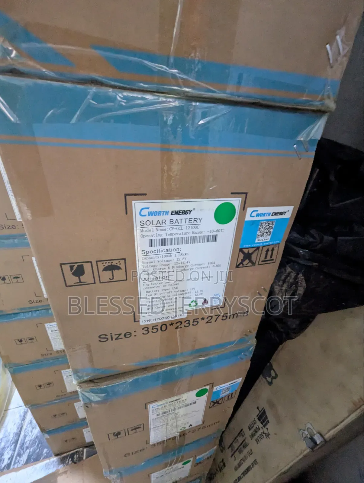 Cworth Energy 1.2kwh 12v Lithium Ion Solar Inverter Batteries in Stock