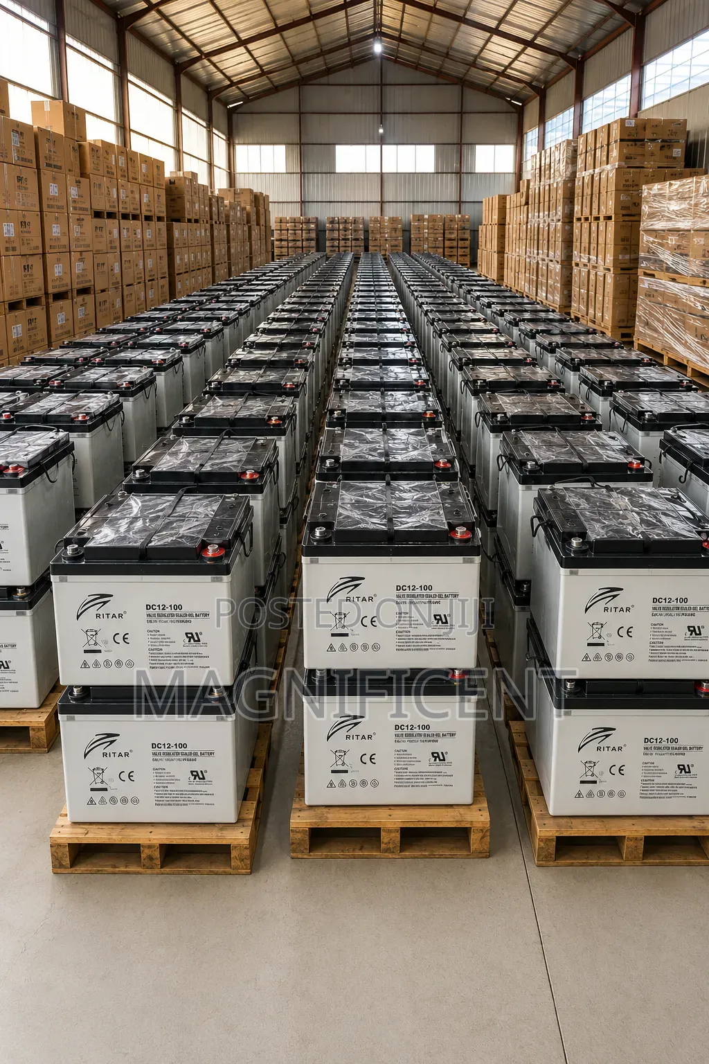 Ritar 12v 100ah Dry Cell Inverter Battery
