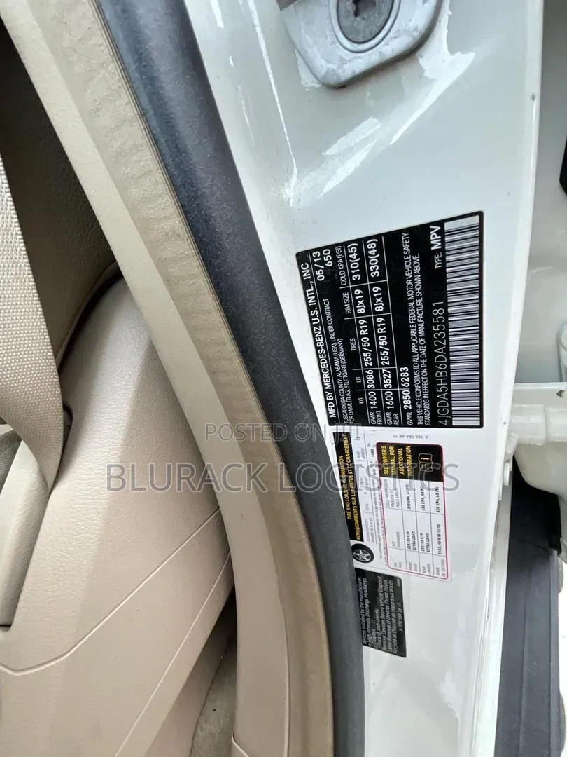 Mercedes-Benz M Class ML 350 4Matic 2013 White