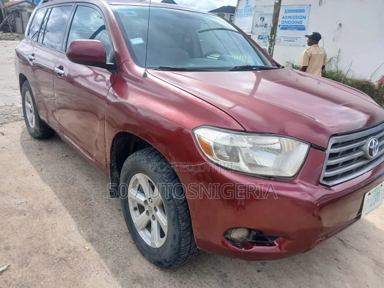 Toyota Highlander Sport 2008 Red