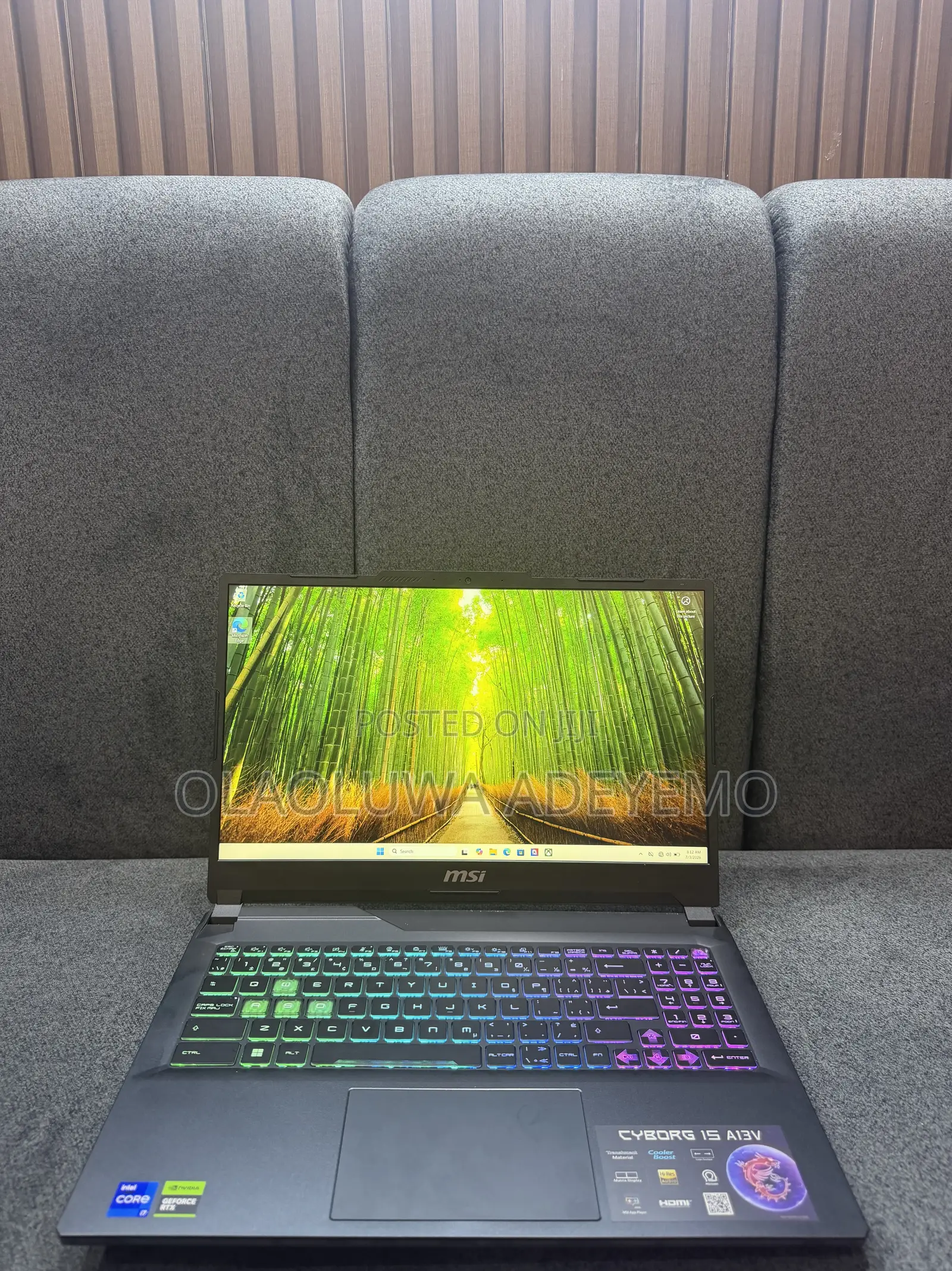 Laptop MSI Cyborg 15 16GB Intel Core i7 SSD 512GB