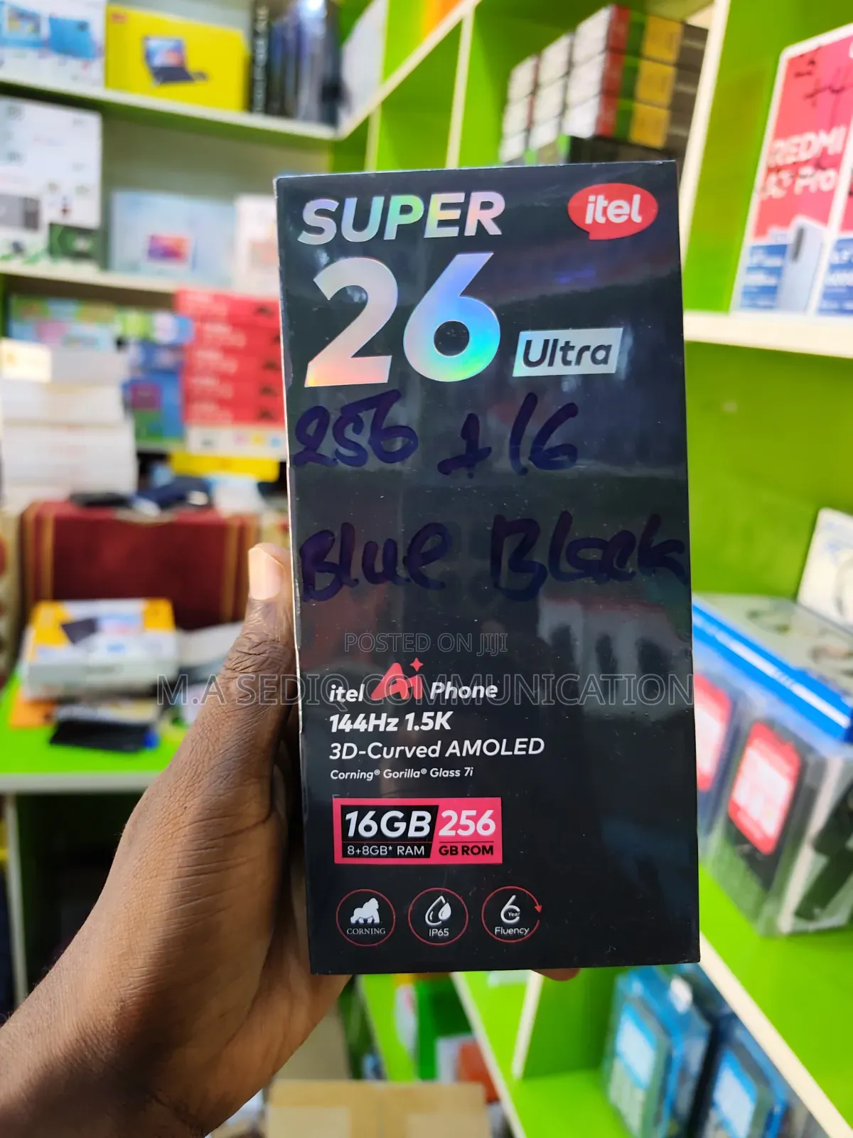 New Itel S26 Ultra 256 GB Black