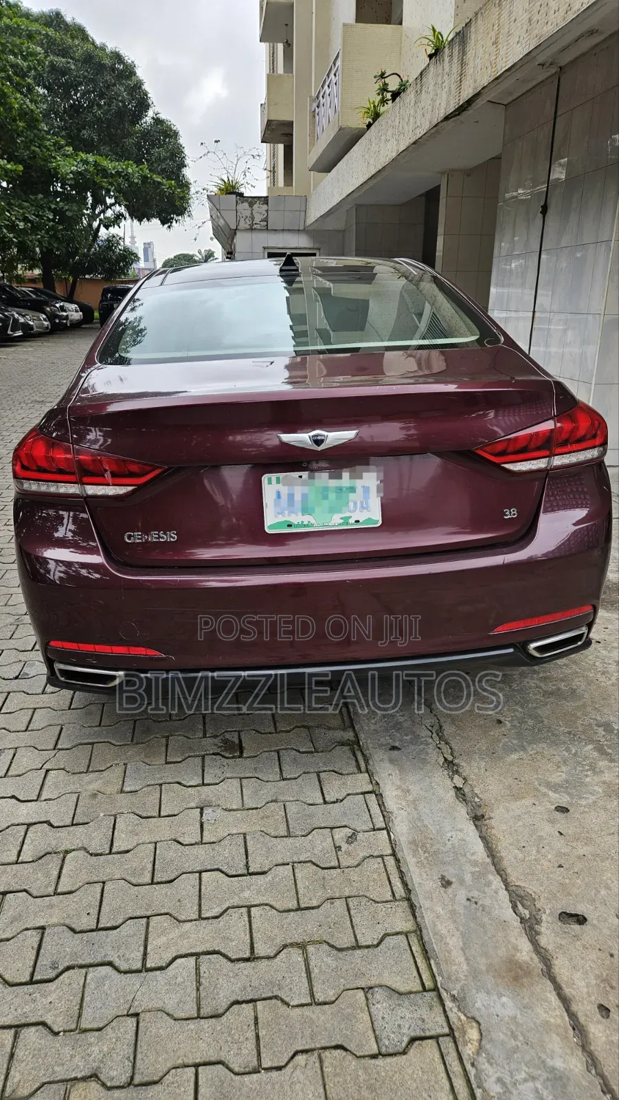Hyundai Genesis 2015 Burgundy