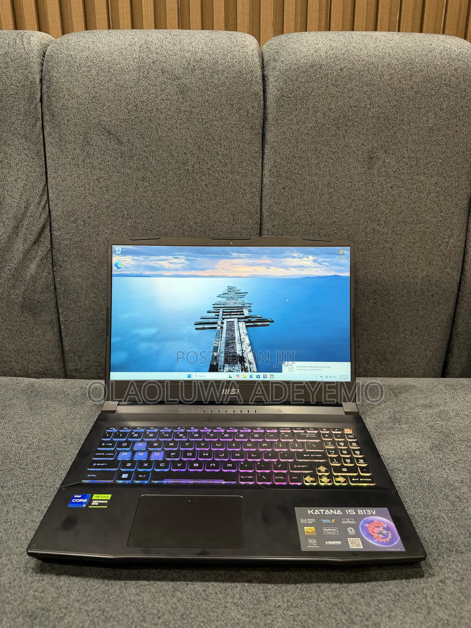 Laptop MSI Katana 15 16GB Intel Core i7 SSD 1T
