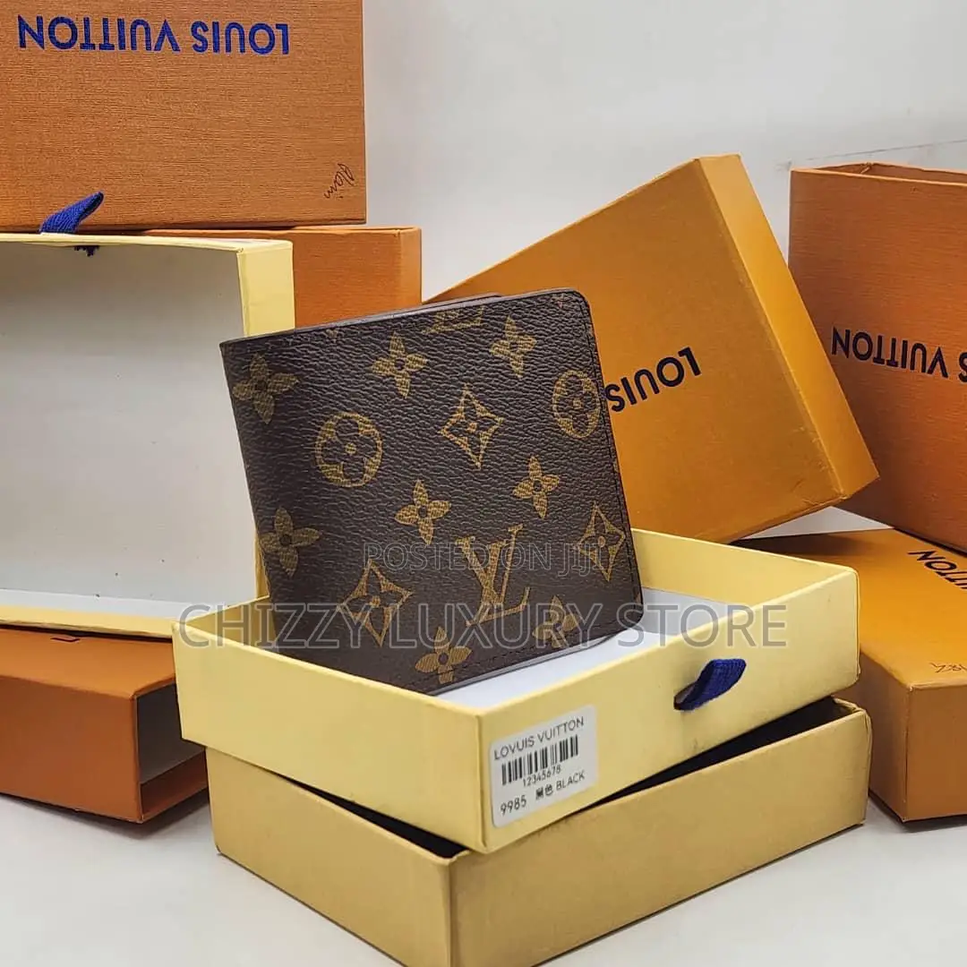 Louis Vuitton Quality Luxury Men Genuine Leather Wallet