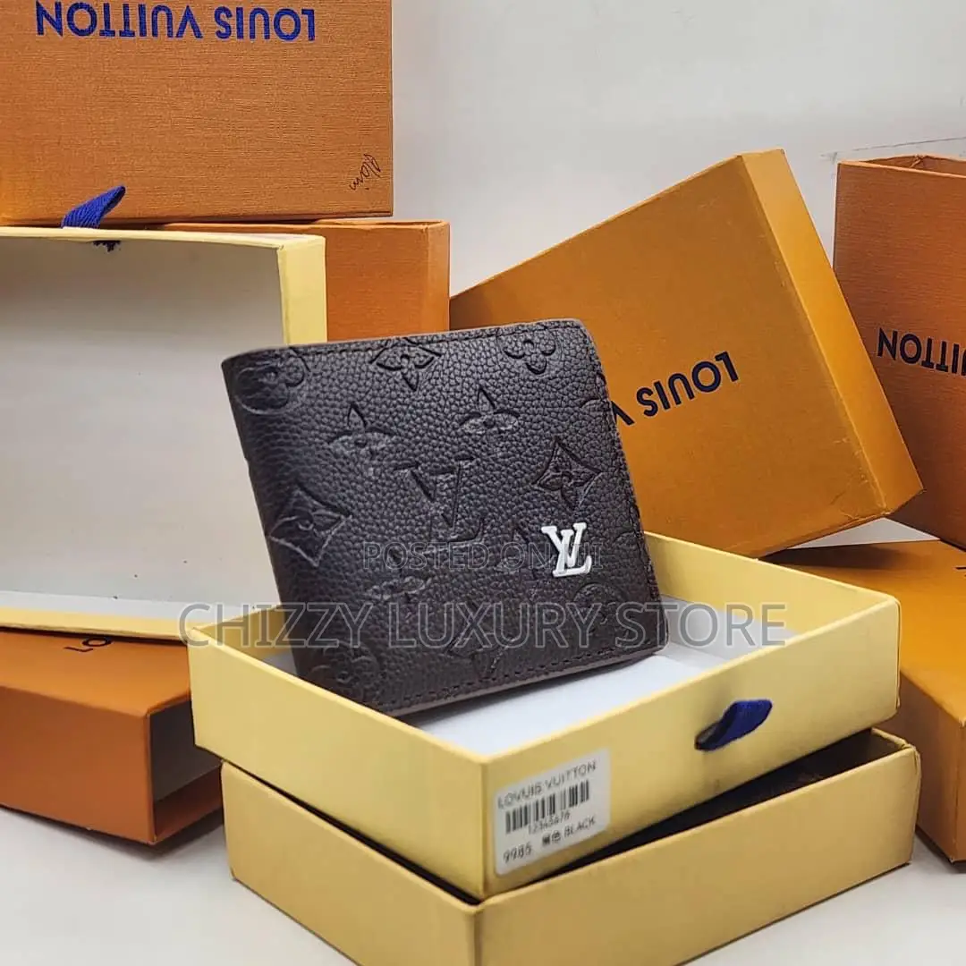 Louis Vuitton Quality Luxury Men Genuine Leather Wallet