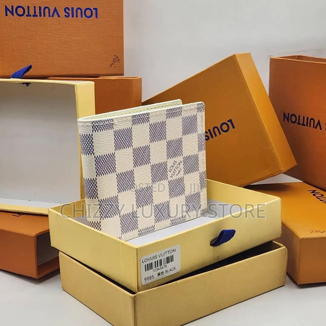 Louis Vuitton Quality Luxury Men Genuine Leather Wallet