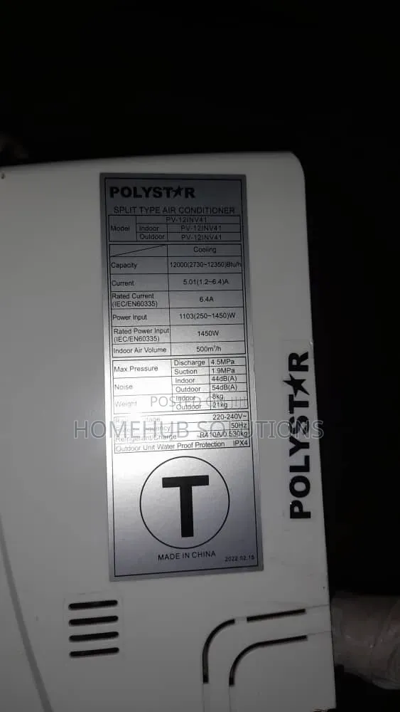 1.5hp Polystar Inverter Air Conditioner With Remote