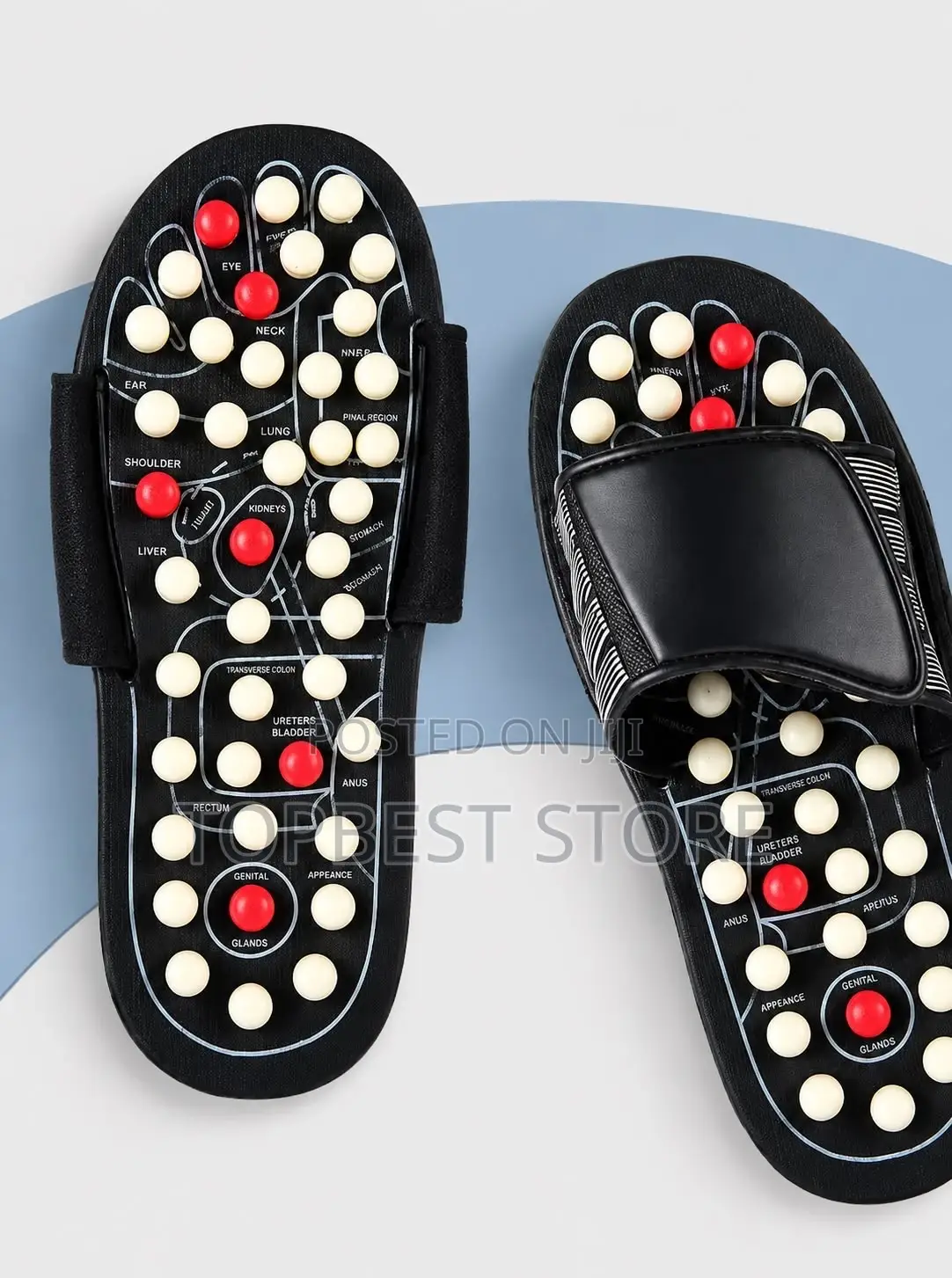 Massage Slippers With 41 Acupressure Points