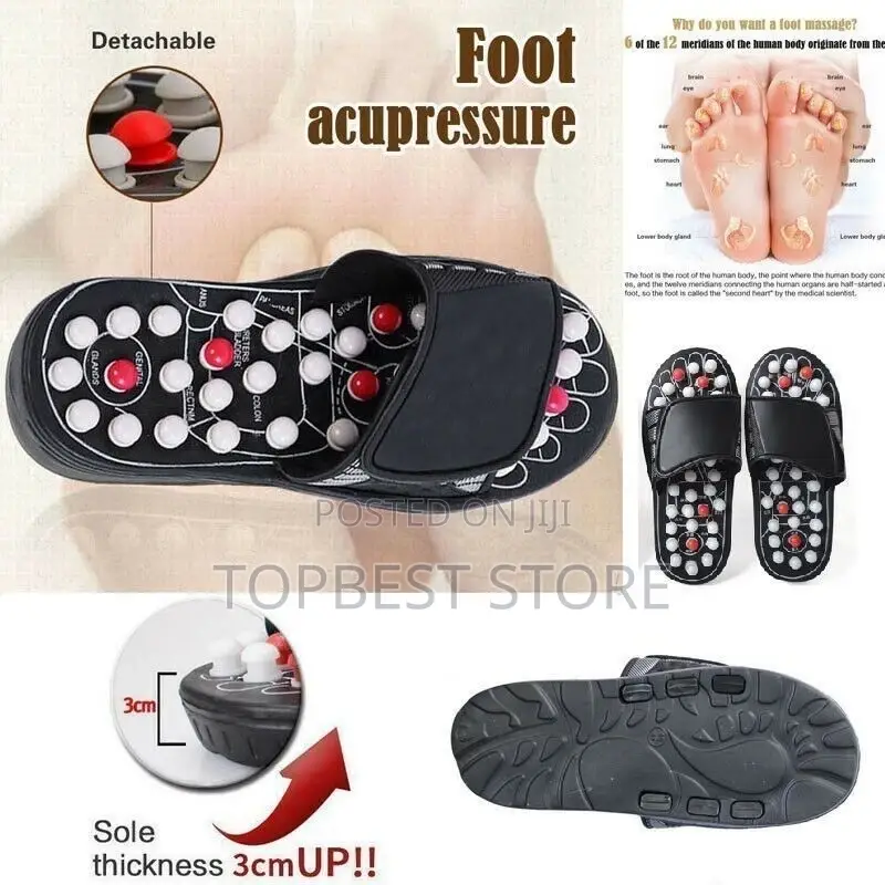 Massage Slippers With 41 Acupressure Points