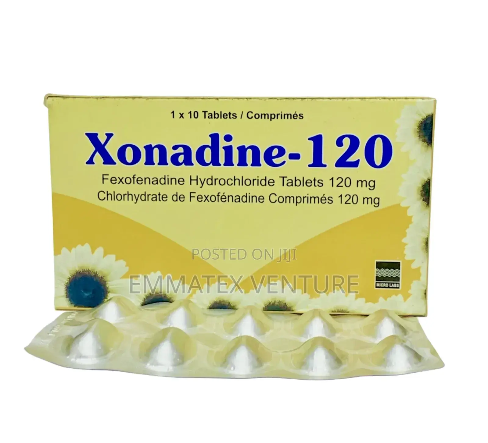 Xonadine 120mg (Fexofenadine) X10