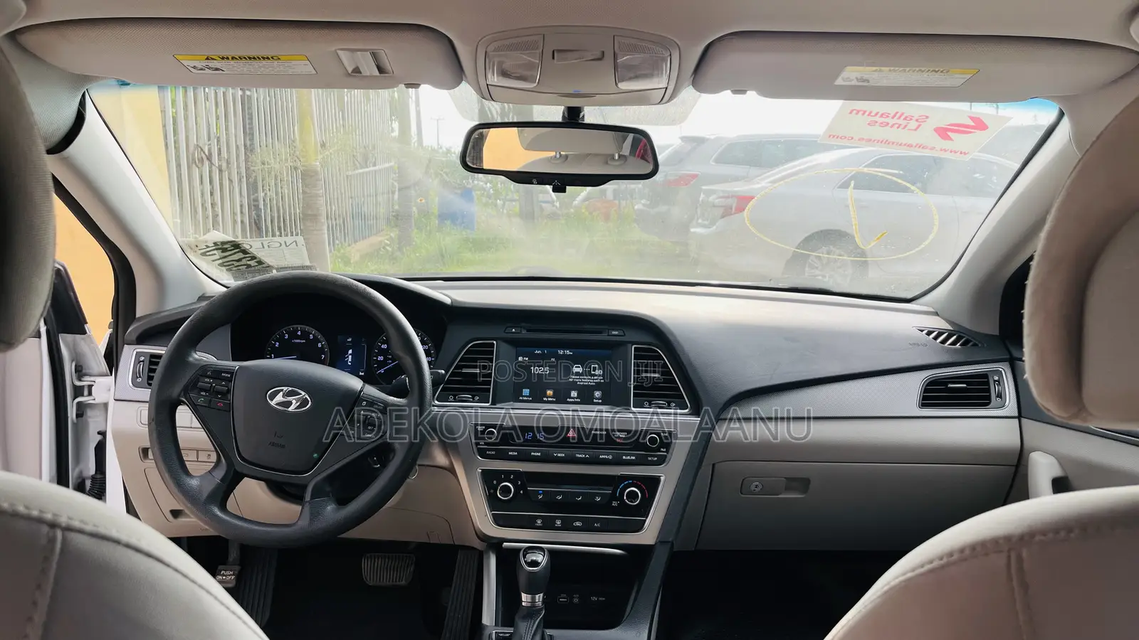 Hyundai Sonata Base Sedan FWD (2.4L 4cyl 6A) 2016 White