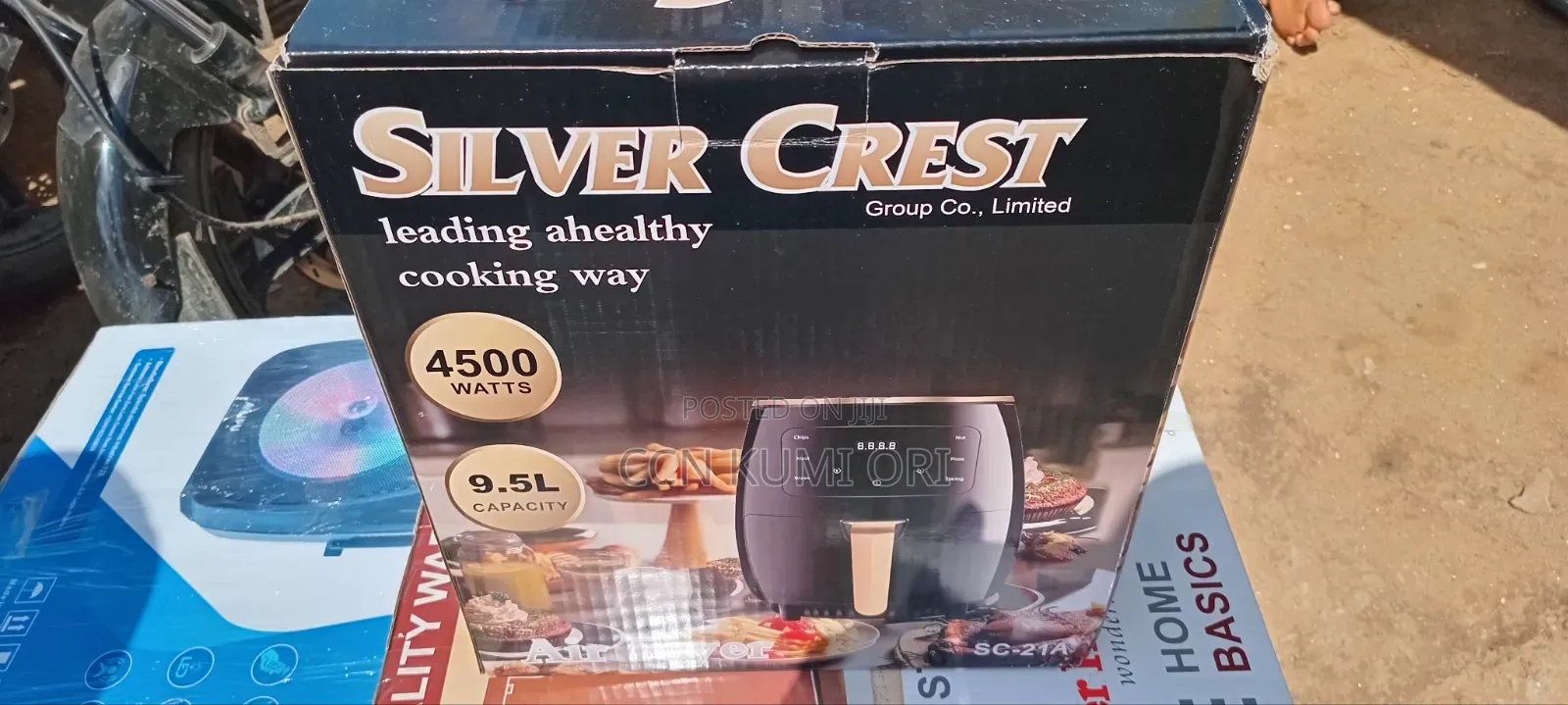 Silver Crest 9.5litre Air Fryer 4500watt Leading Ahealthy Cooking Way