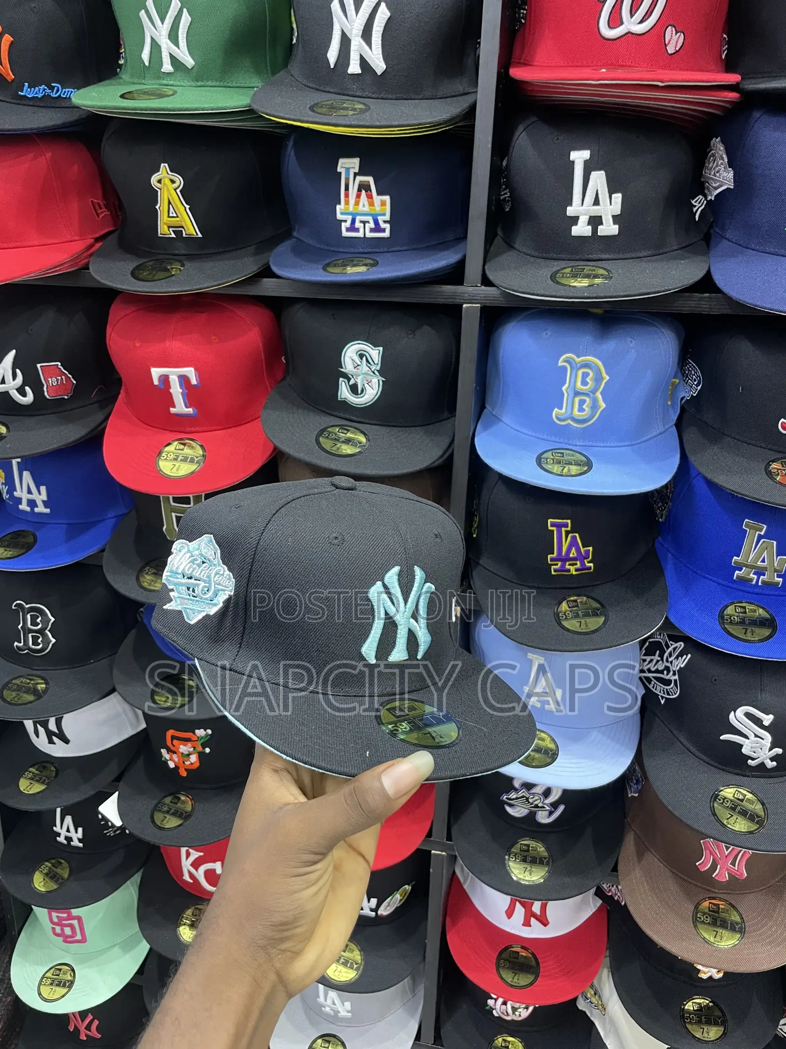 Ny Yankees Two-Tone Black Blue Fitted Cap