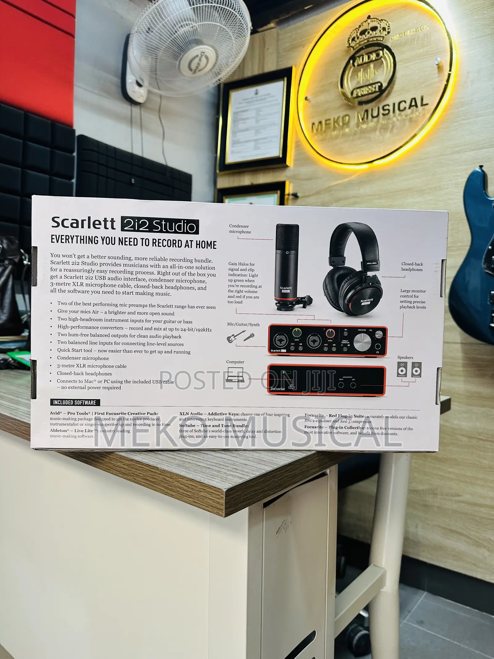 2i2 Bundle 3gen Headphone , Microphone Sound Card
