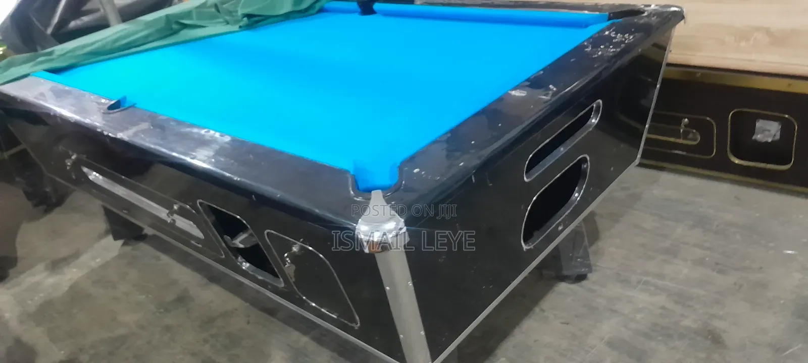 Blue Marble Snooker Board