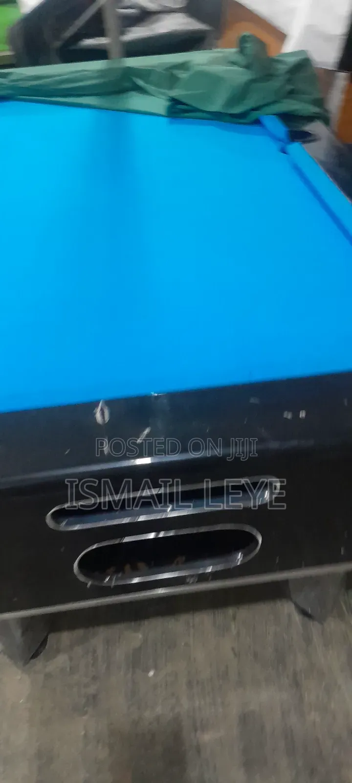 Blue Marble Snooker Board