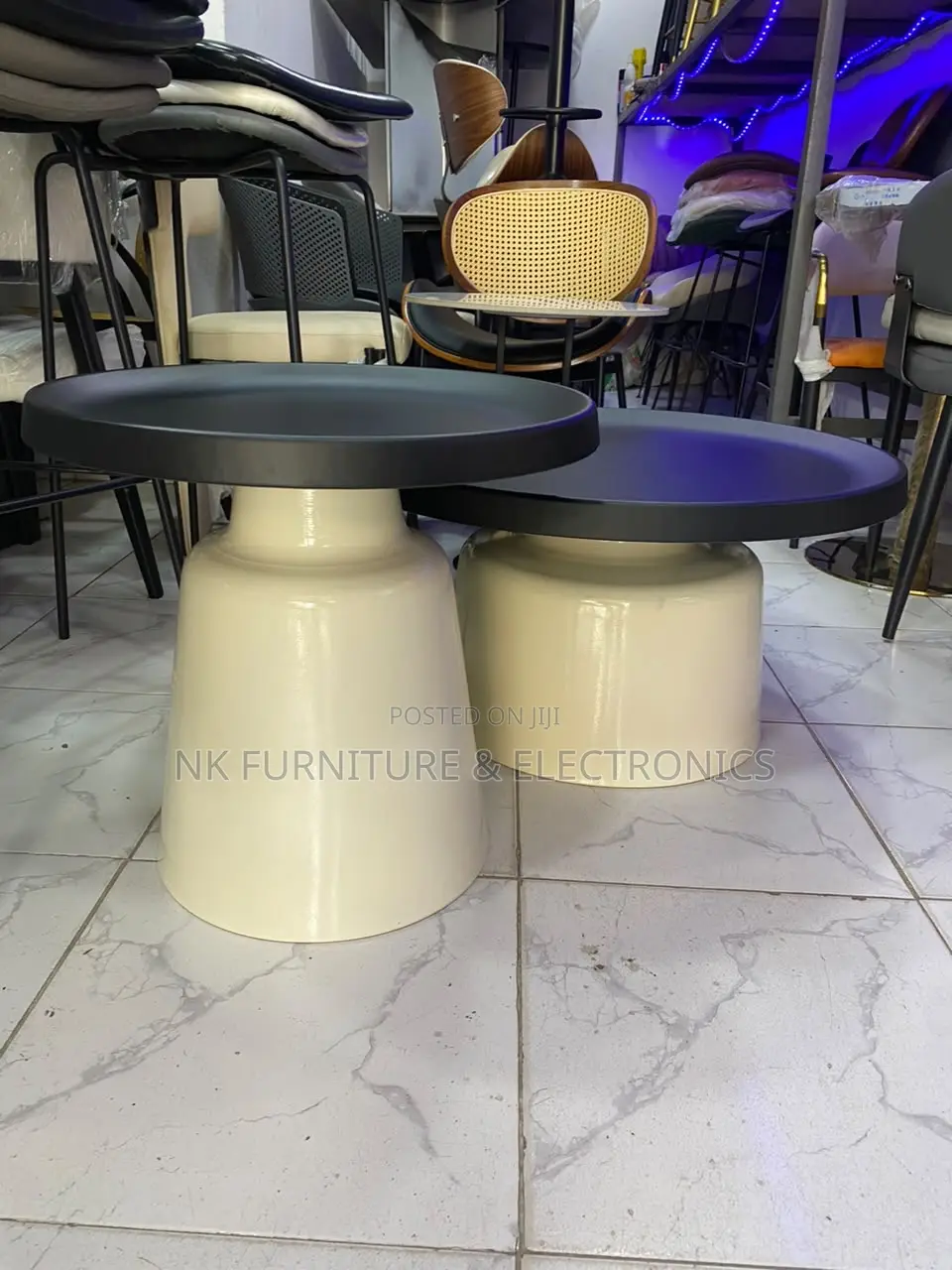 Two in One Metal Center Table