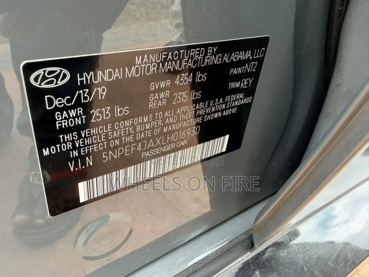 Hyundai Sonata 2020 Gray