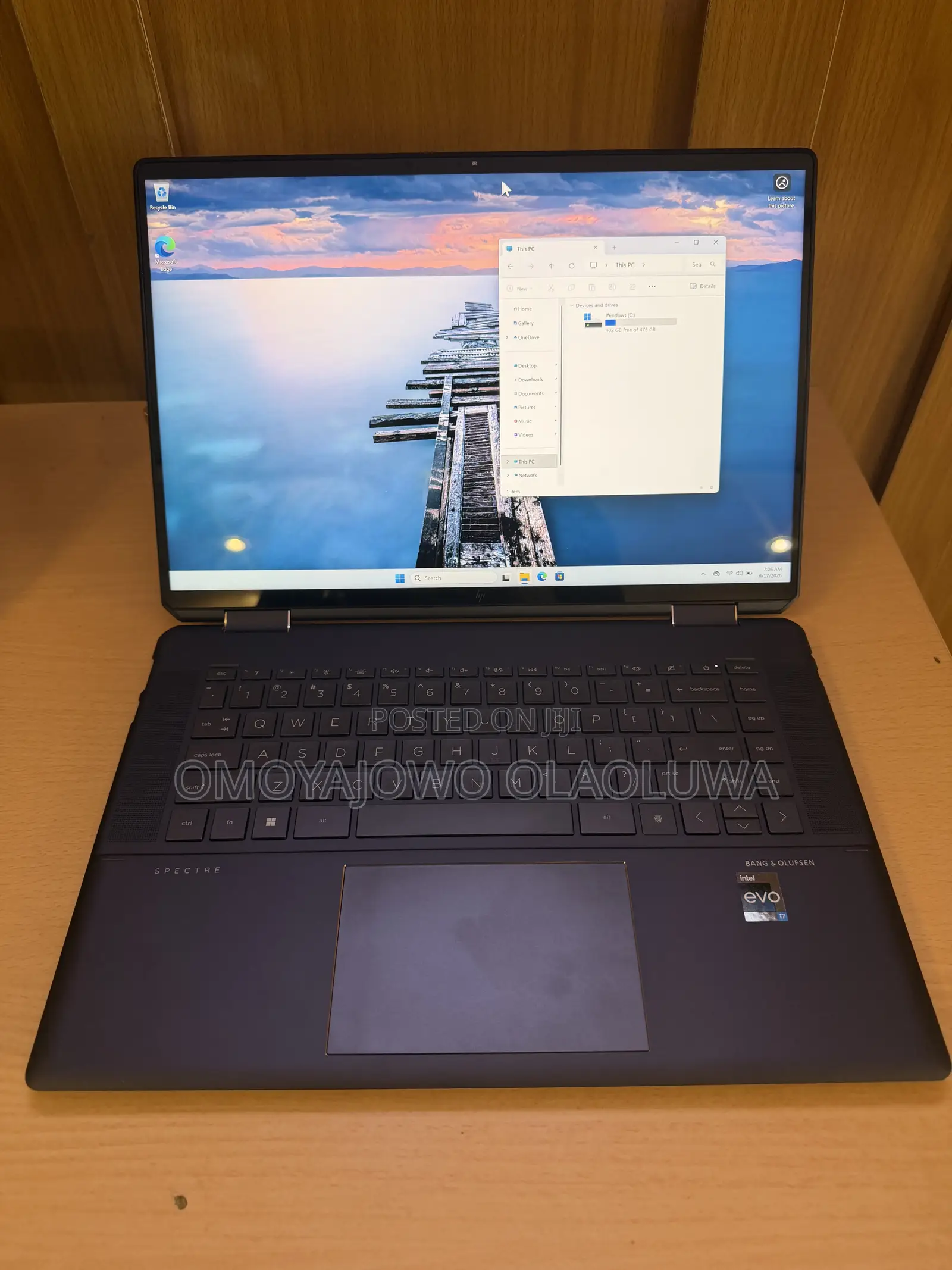 Laptop HP Spectre 16GB Intel Core i7 SSD 512GB