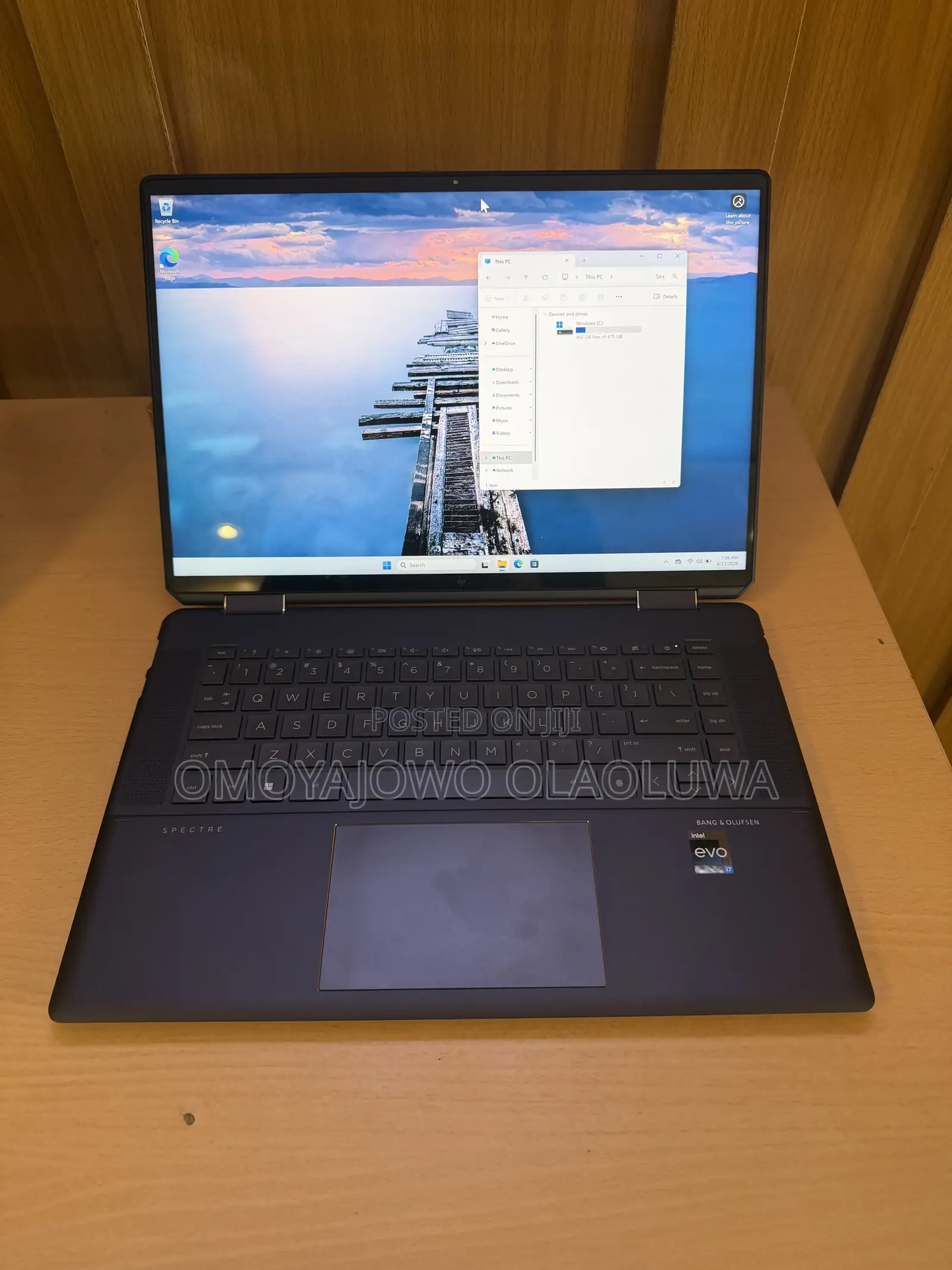 Laptop HP Spectre 16GB Intel Core i7 SSD 512GB