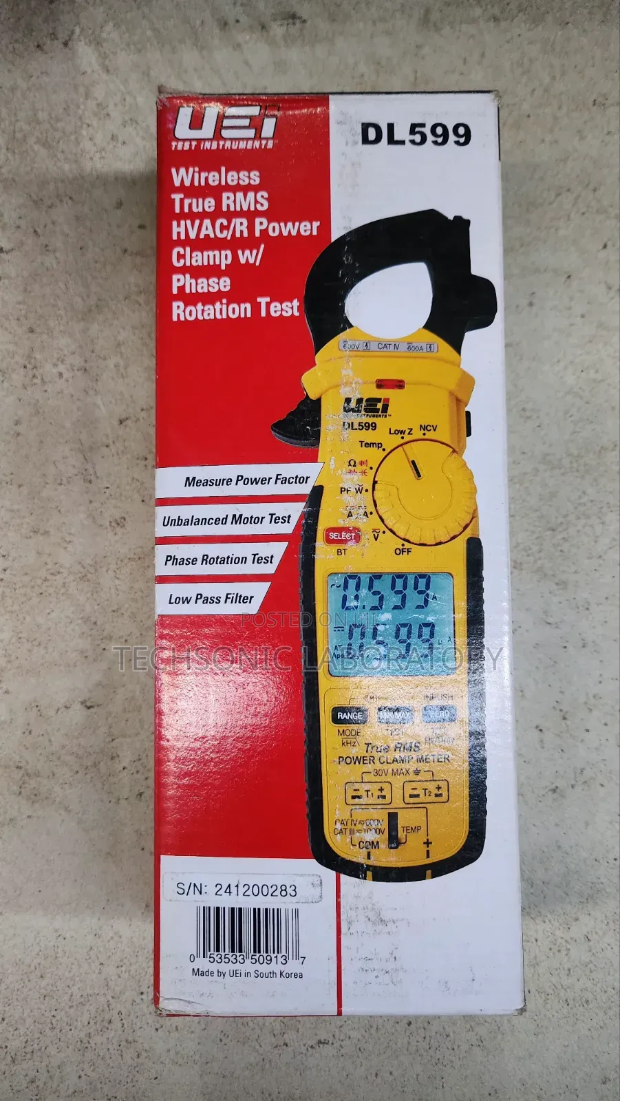 Uei Dl599 Wireless Clamp Meter With Phase Rotation