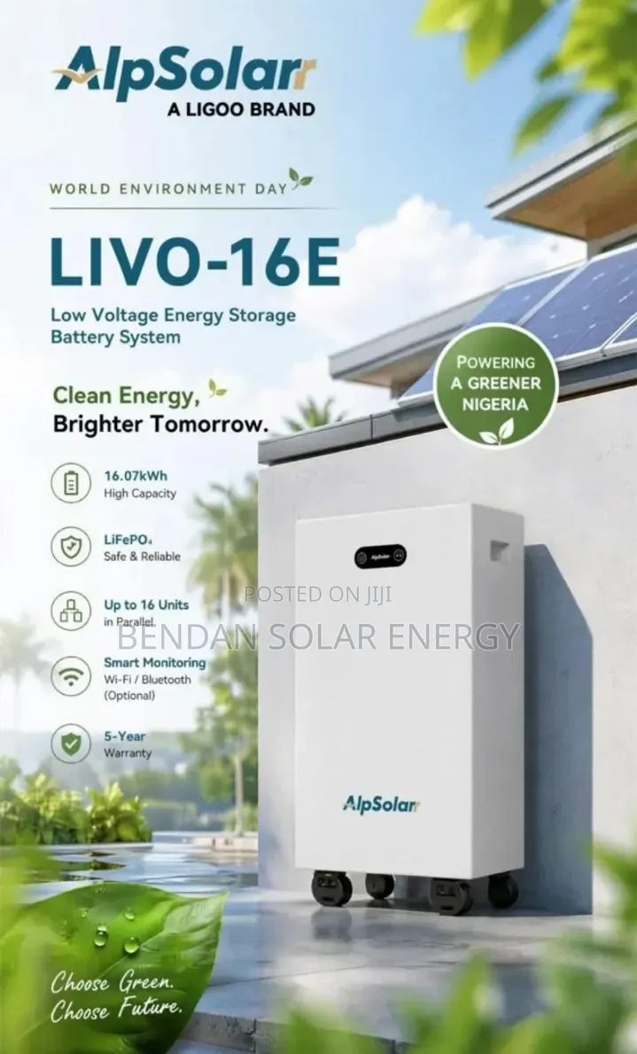 Alpsolar Livo-16e 16kwh Lithium Battery | Ligoo Brand