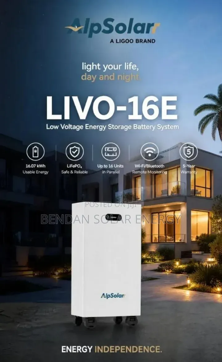 Alpsolar Livo-16e 16kwh Lithium Battery | Ligoo Brand