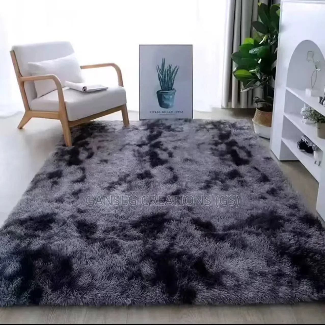 Super Soft Fluffy Shaggy Center Rug(160x230cm)Luxury Livingroom Carpet