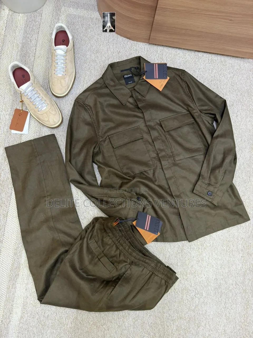 100 Original Zegna Linen Set Available in Store Xl — 4xl