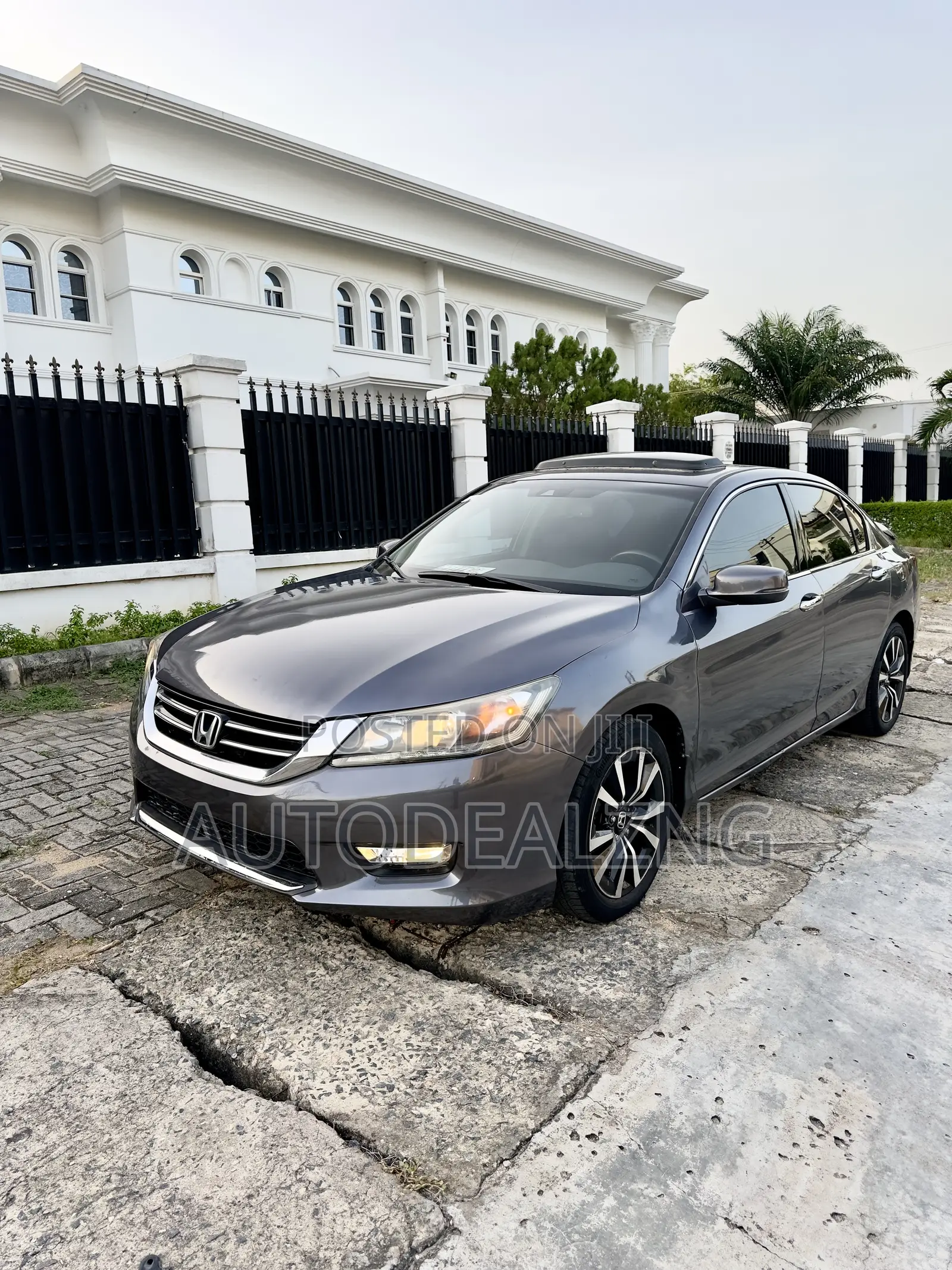 Honda Accord EX-L V-6 4dr Sedan w/Navigation (3.5L 6cyl 6A) 2014 Gray
