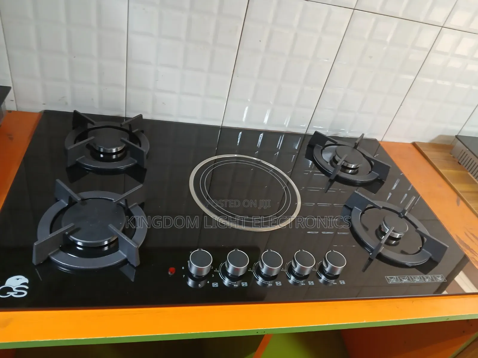 High Quality Gs 4 Gas and 1 Electric Gas Cooker 60x90cm Copper