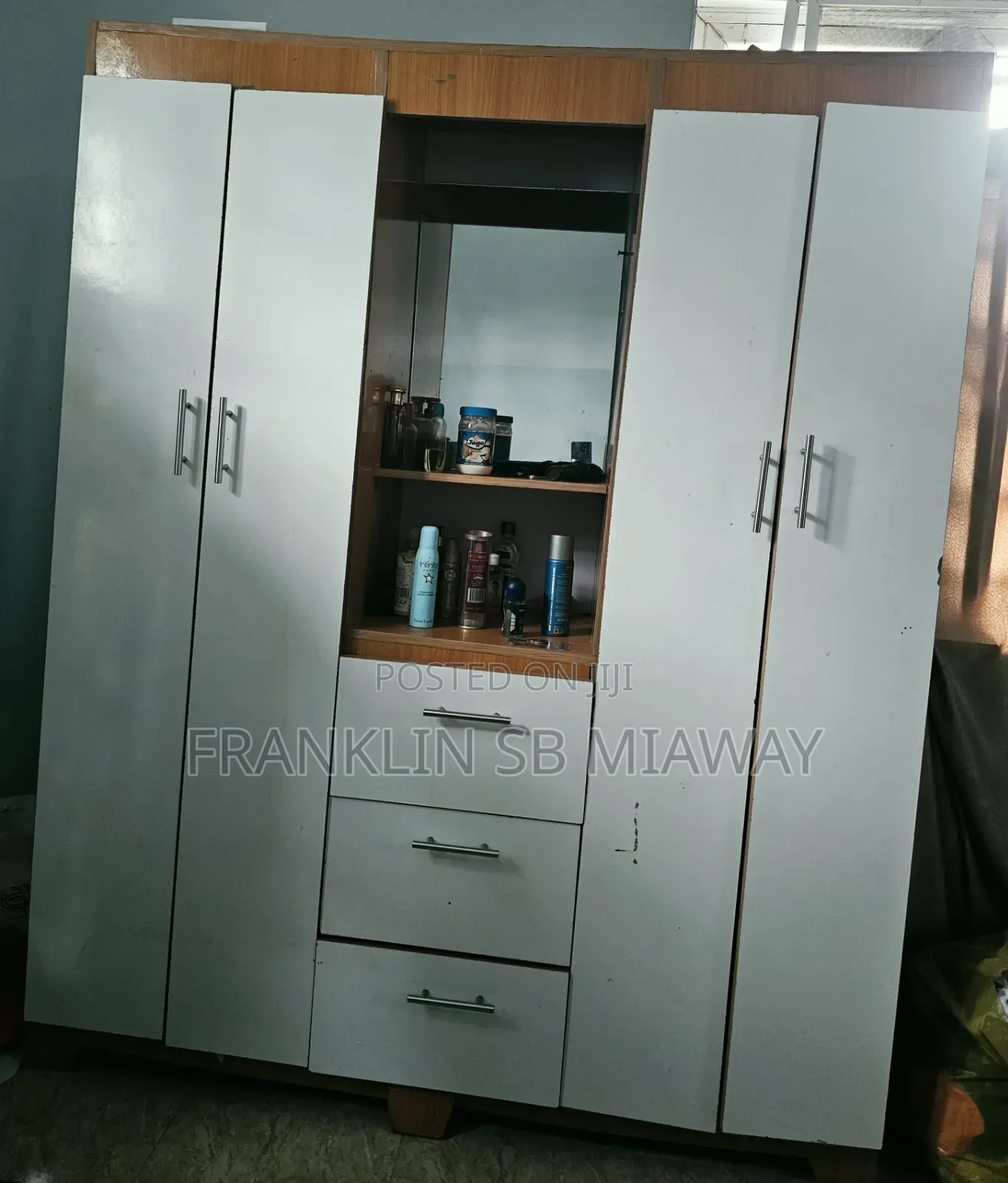 For Sale: Spacious Wardrobe With Mirror and Drawers