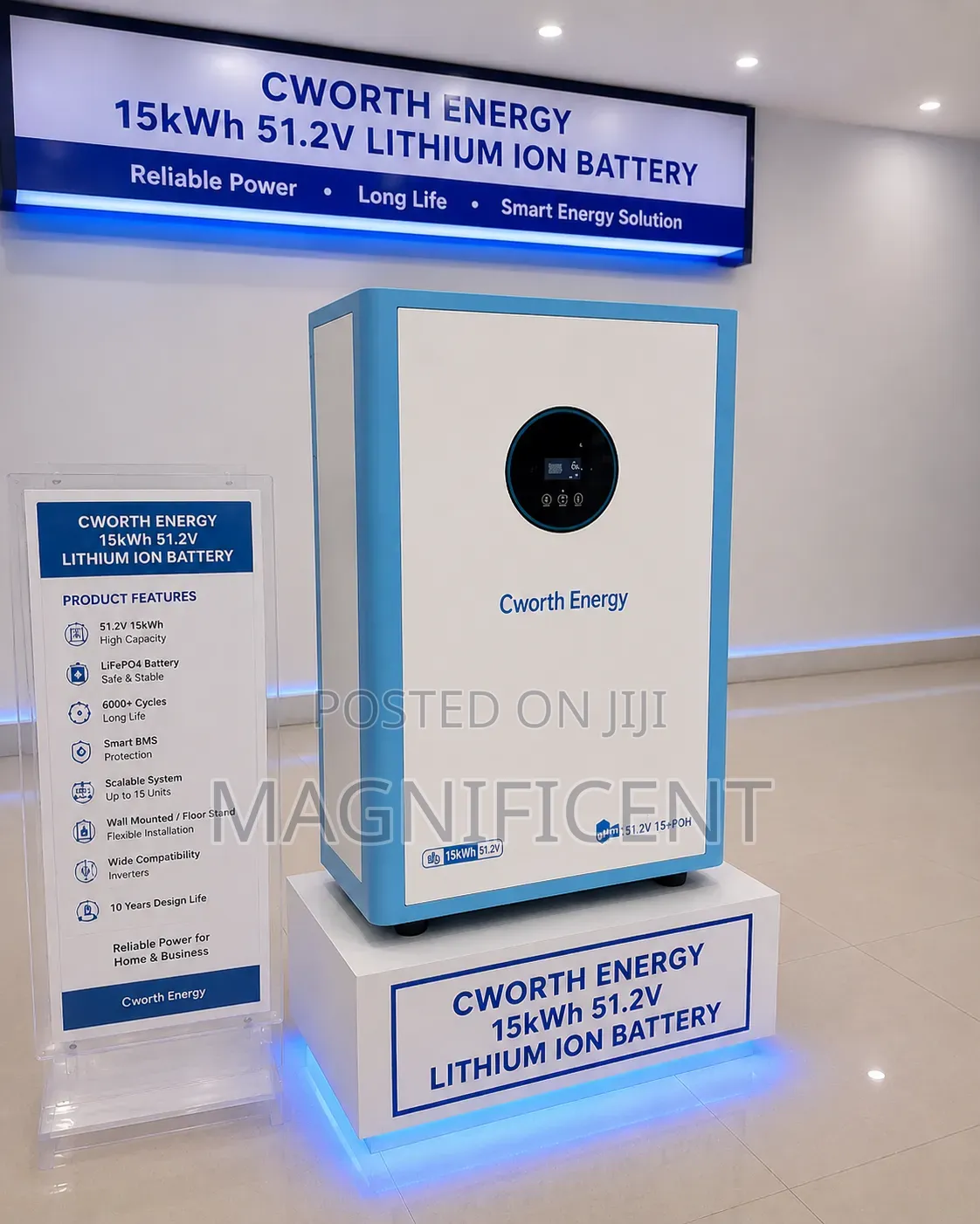 Premium Cworth Energy 15kwh 51.2v Lifepo4 Lithium Battery – High Capac